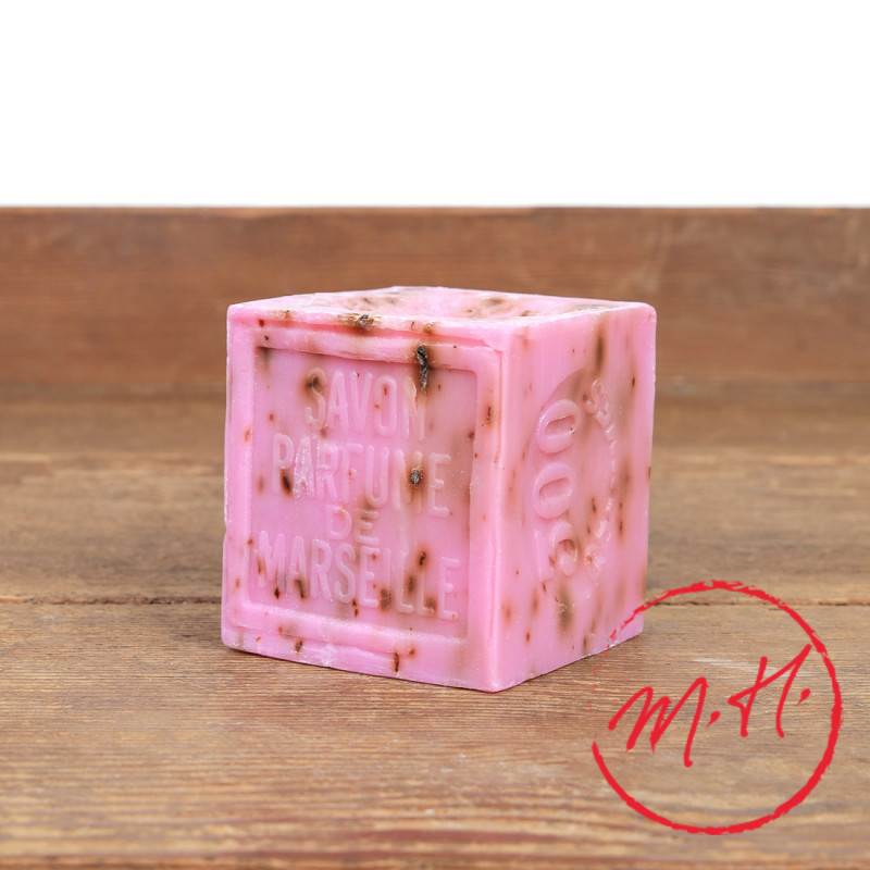 Crushed rose Marseille soap