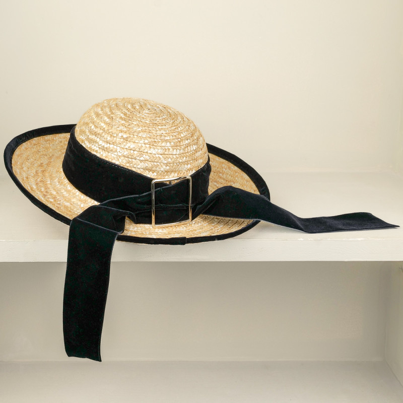 Chapeau breton paille