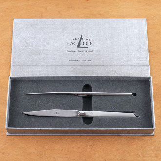 Set of 2 Dayat Laguiole table knives