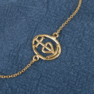 Bracelet Croix de Camargue vermeil