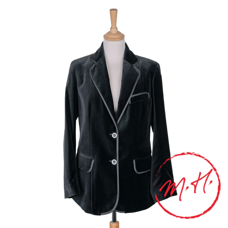 Veste Gardian Femme Velours Noir