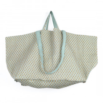Giant shopping bag Calisson Menthe
