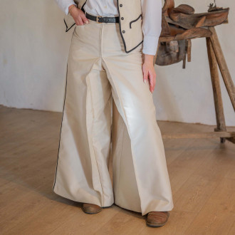 Beige gardiane culotte skirt