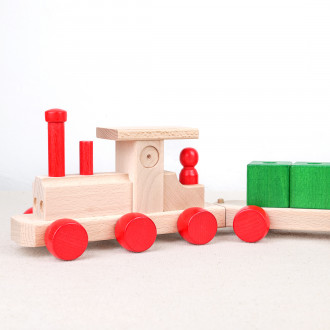 Wooden locomotive