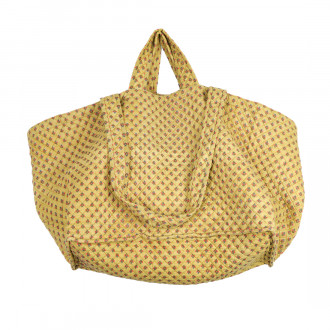 Giant ochre Provencal fly bag