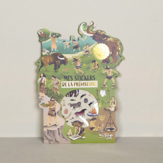 Prehistory stickers and poster