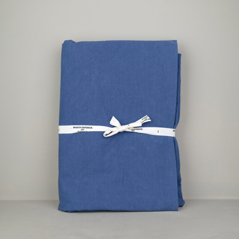 Washed cotton tablecloth, 170 x 250 cm