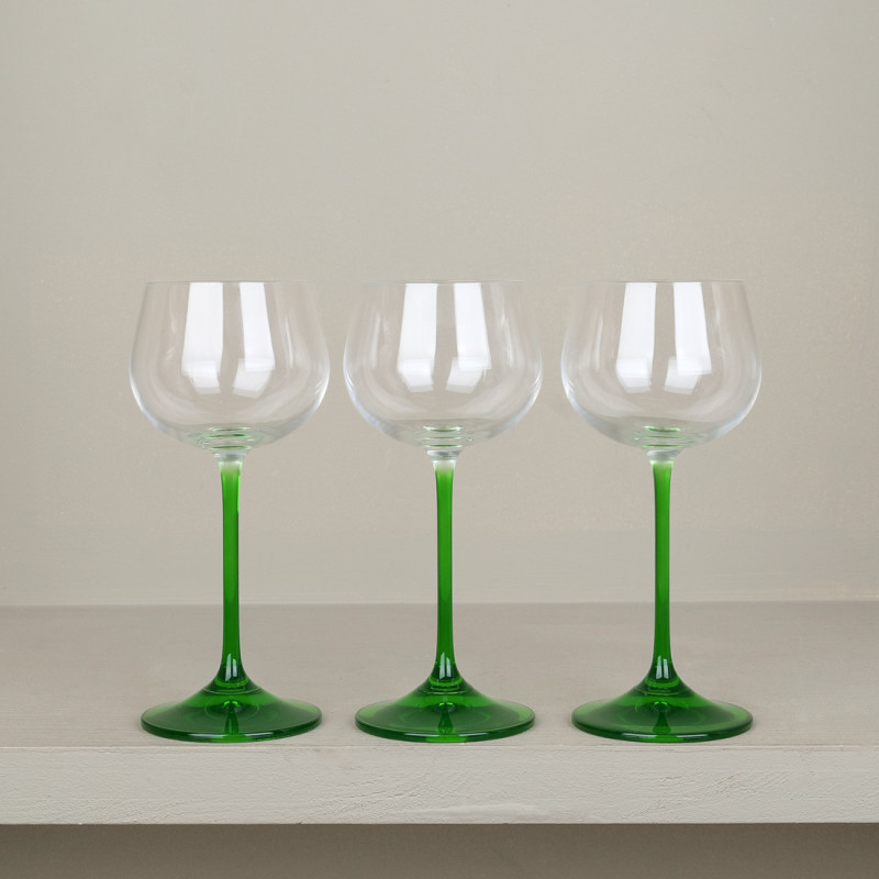 Set of 3 Alsatian glasses