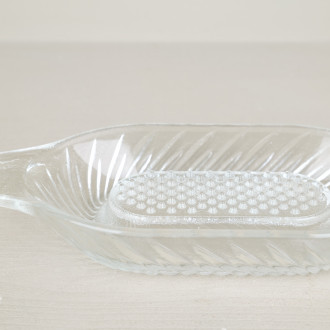 Râpe à pomme en verre
