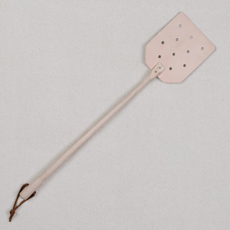 Tapette à mouches en cuir