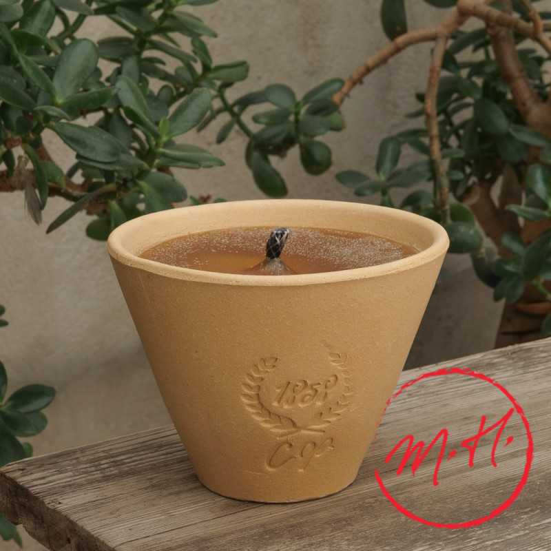 Bougie citronnelle en pot des Landes