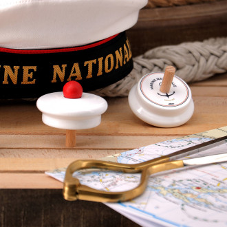 Toupie Marine Nationale en bois