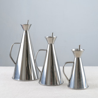Huilier conique anti-goutte en inox