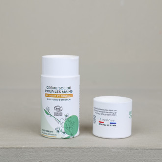 Crème solide pour les mains