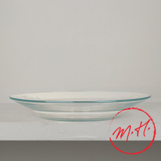 6 assiettes creuses Lys Duralex -  transparent