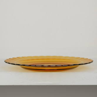 6 Picardie Vermeil Dessert Plates