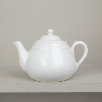Théière en grès naturel