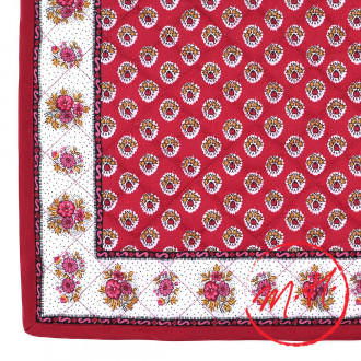 Set de table Fleur d'Arles rouge Souleiado
