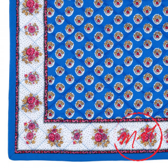Set de table Fleur d'Arles bleu Souleiado