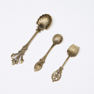 Gold-Plated Salt Spoon