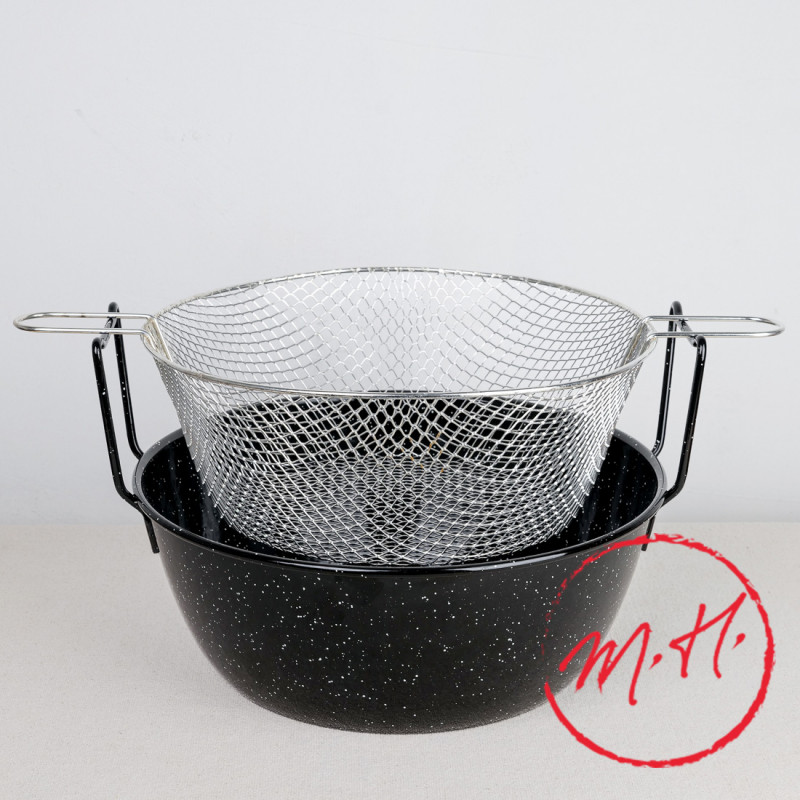 Friteuse en fer émaillé induction