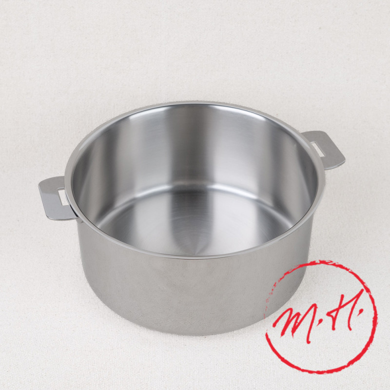 Casserole inox mutine amovible