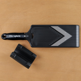 Mandoline V Microplane noir/Inox