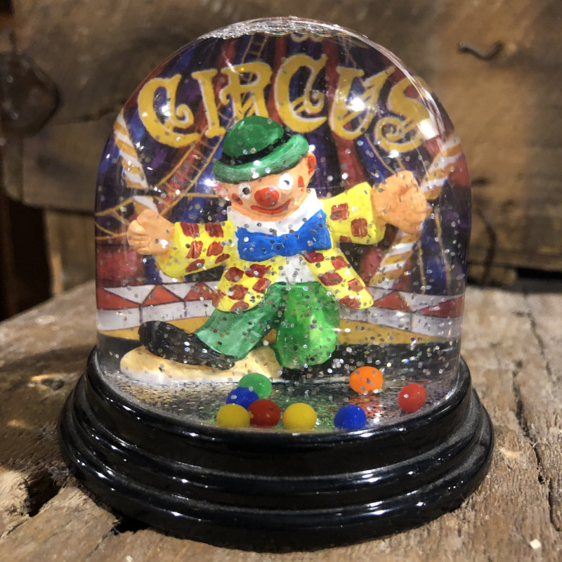 Snow Globe Circus Monocycle