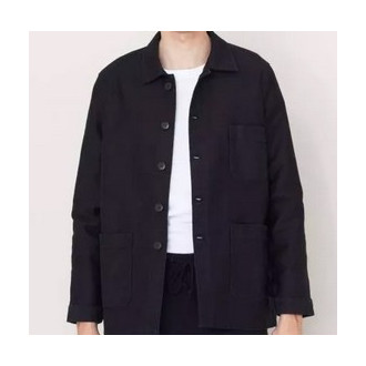 Mont st Michel Black Work Jacket