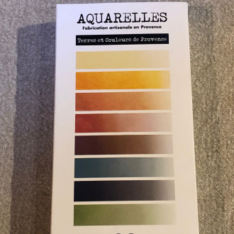 Boite d'aquarelles " Terre de Provence "