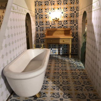 Dollhouse bathroom