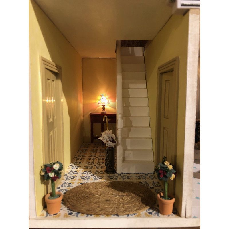 Aménagement d'entrée pour maison de poupée