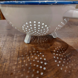 White enamel colander Ø22cm