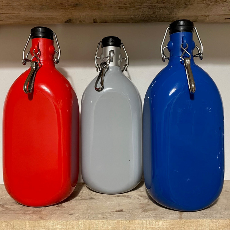 Square flask 1L