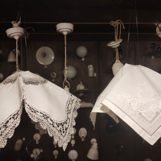 Abat-jour coton blanc