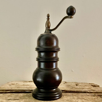 Dark wood peppermill 13 cm