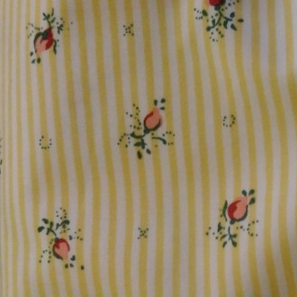 Manon" yellow fabric by the metre