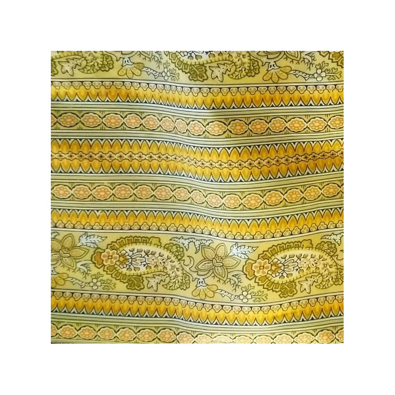 Tissu au mètre bandes "Bonis" jaune