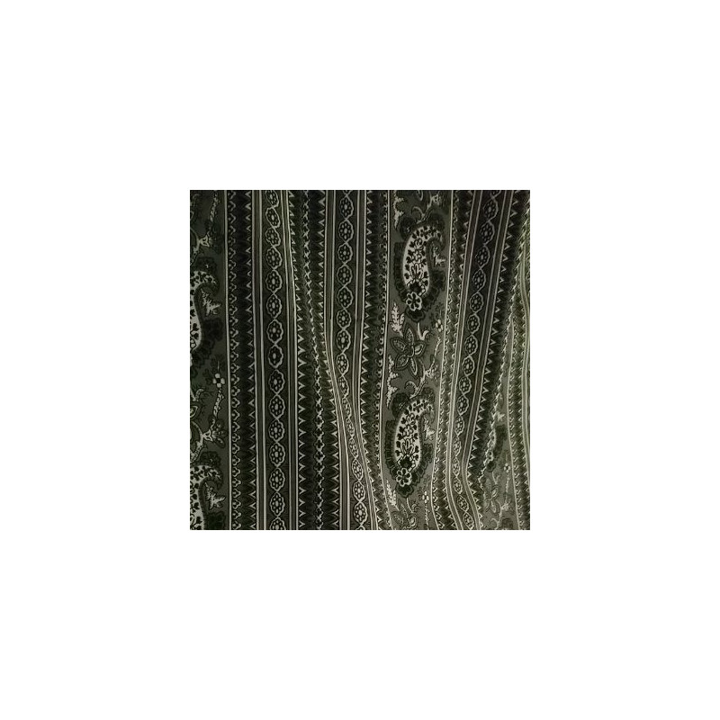 Tissu au mètre "bande Bonis" gris