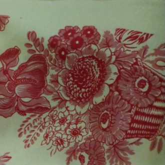 Tissu au mètre "Canasto" framboise
