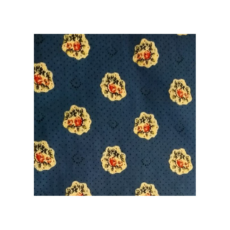 Tissu au mètre "Maianenco" bleu