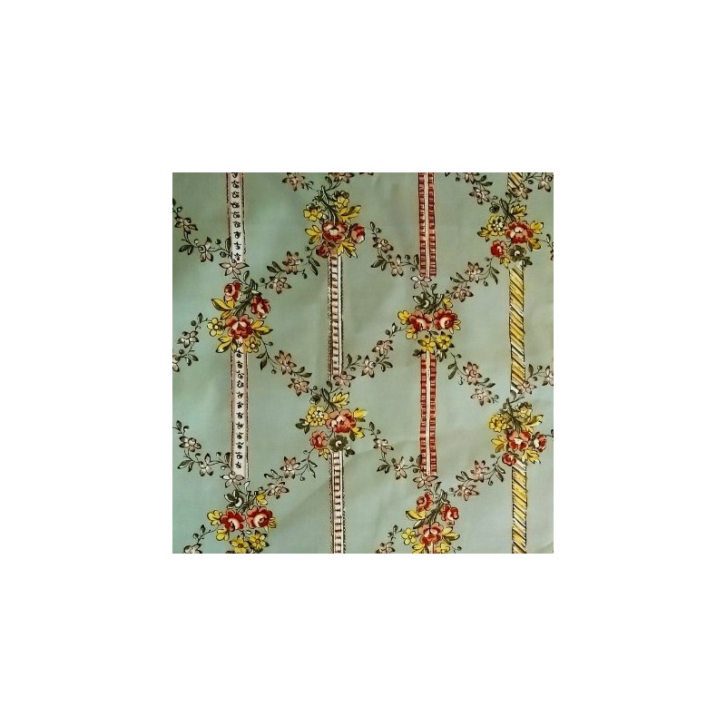 Crousado" green fabric by the metre