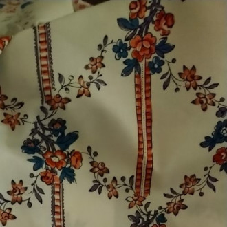Crousado" white fabric by the metre