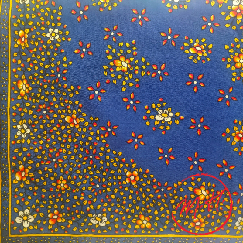 Blue Provençal square