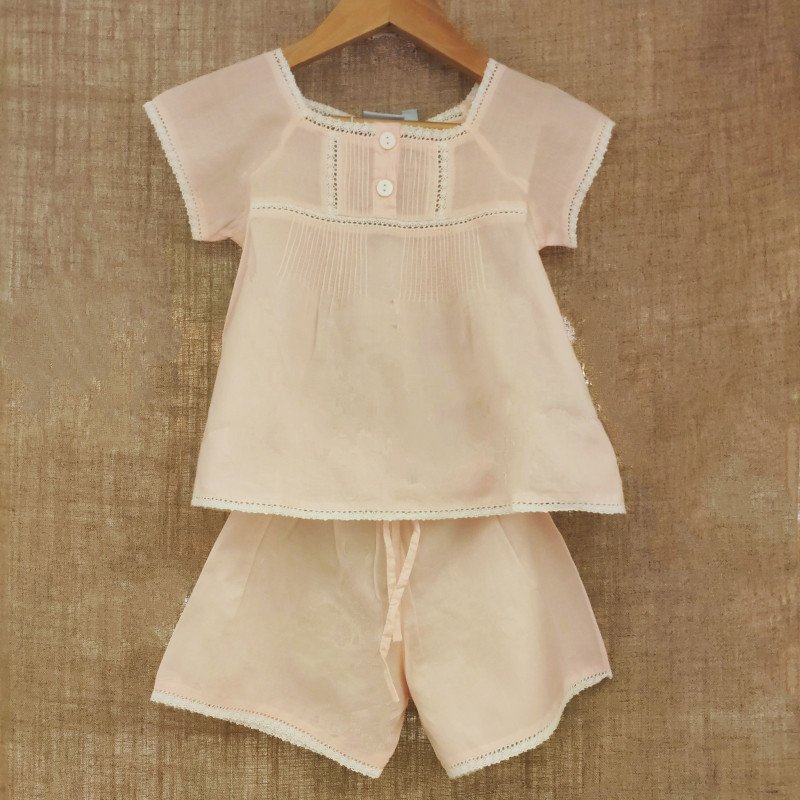 Pijama d'été rose