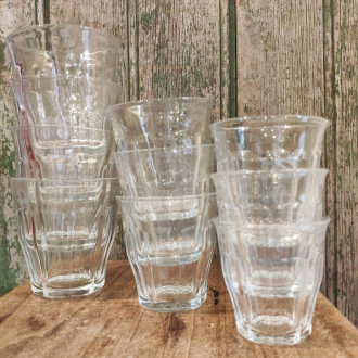 6 verres Duralex Picardie 9cl