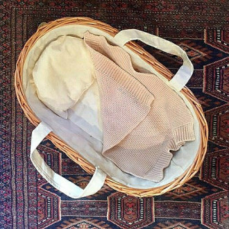 Wicker bassinet