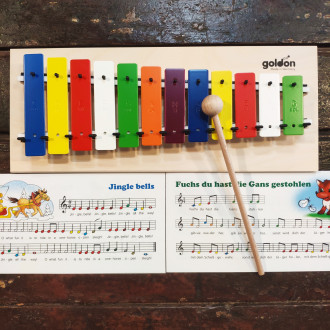 Multicolored xylophone