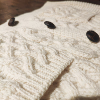 Cream Irish cardigan