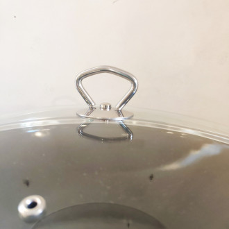 Black enamelled wok Ø36